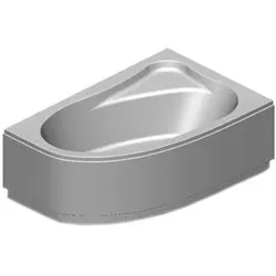 Riho Schürze Aryl für 140x90 links Eckbadewanne, Montagezubehör, weiß