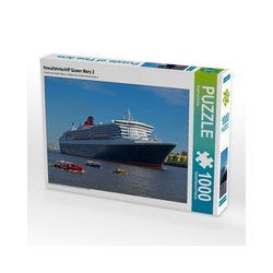 CALVENDO Puzzle CALVENDO Puzzle Kreuzfahrtschiff Queen Mary 2 1000, 1000 Puzzleteile