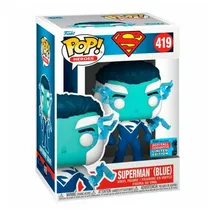 Funko Pop! DC Comics - Superman (Blue) 419 2021 Fall Convention Limited Edition - - Vinyl Figur