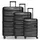 bergpfeil Travel Koffer-Set 3-tlg. schwarz