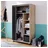 Vicco Doros Dielenschrank 100 x 50 x 168 cm braun