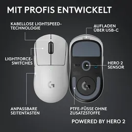 Logitech Pro X Superlight 2c Weiß