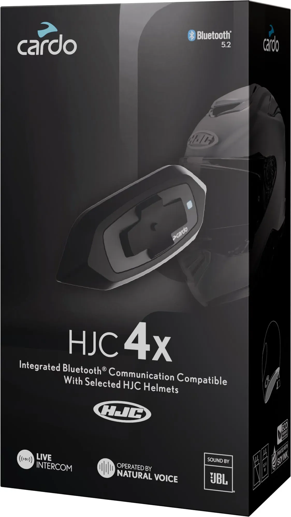 Cardo HJC 4X Bluetooth Kommunikationssystem Einzelset