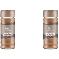 Kotányi Zimt gemahlen, würzig-süßer Geschmack, veredelt Milchreis, Gebäck, Desserts, Glas 80 ml (Packung mit 2)