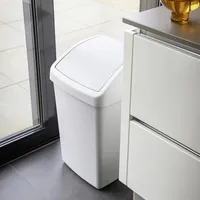 SUNWARE Schwingdeckeleimer Delta 50L weiß
