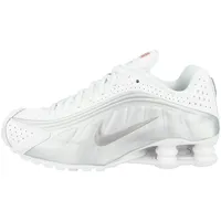 Nike Shox R4, Herren Leichtathletikschuhe, Mehrfarbig (White/Metallic Silver/Metallic Silver 131), 46 EU - 46 EU
