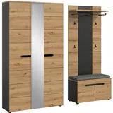 Möbel Boss Canu Sitzbank 200x190x37 cm Grau