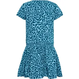 hummel hmlFLOWY AOP DRESS S/S blue coral 116