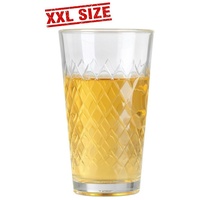 CreaTable Apfelweinbecher XL KURT, 500 ml Glas Transparent Klar
