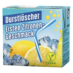 Durstlöscher Eistee Zitrone 12 x 0,5L 4255704328509 Durstlöscher 6000 Milliliter