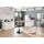 Germania Sideboard Mailand 161 x 101 x 40 cm Weiß / Grau