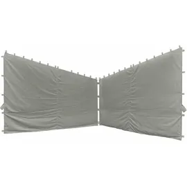 Siena Garden Seitenteile für Pavillon Berlino 2 Stück 3 x 2,97 m Grau