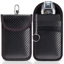 Lanpard Keyless Go Schutz Autoschlüssel Schutz Keyless Hülle 2 Pack Rfid Funkschlüssel Abschirmung Schlüsseltasche Schlüsseletui Schlüsselmäppchen Car Key Safe