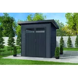 Wolff Finnhaus Gartenhaus Vitale 2020 2,16 x 2,20 m Anthrazit