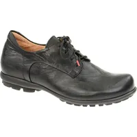 Think KONG Herrenschuhe - elegante Halbschuhe - Schnürschuhe schwarz NEU - Schwarz - 47,5