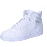 Puma Rebound V6 Mid Jr Turnschuhe, White Cool Light Gray, 35.5 EU