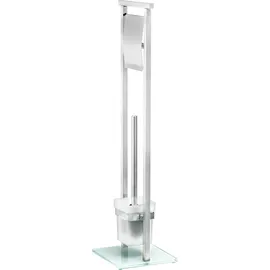 Wenko WC-Garnitur Debar silber Metall,