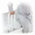 InnovaGoods Ergonomischer Bettgriff Höhenverstellbar 45-55cm mit 2 Haltegurten Weiß