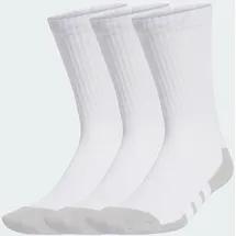adidas Unisex ESSENTIALS CLIMACOOL Crew 3PP, White/Grey Two, 40-42