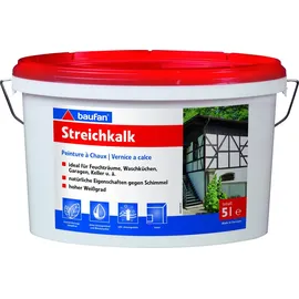 Baufan Streichkalk 5 l weiß