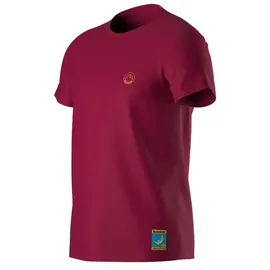 La Sportiva Climbing On The Moon Trainingsshirt Fucsia/Giallo L