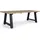 BIZZOTTO Rolland Gartentisch 240 x 100 x 77 cm Anthrazit/Braun