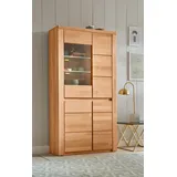 OTTO home Vitrine Burani 90 x 35 x 170 cm Beige
