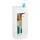 Relaxdays Badschrank 80 x 30,5 x 30,5 cm Weiß/Silber