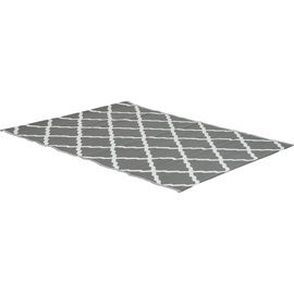 Greemotion Outdoor Teppich Grau Rechteck Polypropylen, (PP)