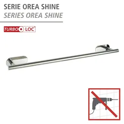 WENKO Turbo-Loc® Badetuchstange Mod. Orea Uno Shine, 60 cm
