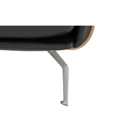Nils Olsen Ledersofa aus Echtleder Alva ¦ schwarz ¦ Maße (cm): B: 244 H: 87 T: 101.0