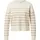 Comma, Feinstrickpullover mit Strukturstreifen Beige 34