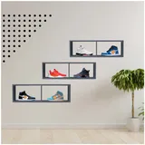 TRAUMMÖBEL Wandregal COMPACT 2 Fächer onesize Anthrazit