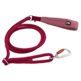 Hurtta Adjustable rope leash ECO beetroot 120-180cm/6mm