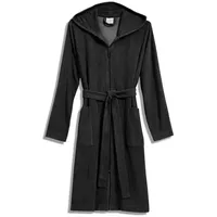 Möve Bademäntel Damen Kapuze Reißverschluss dark grey - 820 S - S