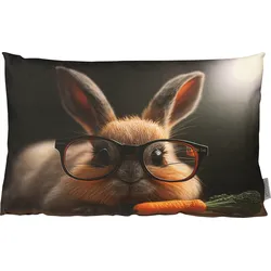Kissenhülle CUTE BUNNY - braun