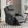 Homcom Relaxsessel Kunstleder 0 x 0 x 0 cm Dunkelgrau elektrisch mit Massagefunktion