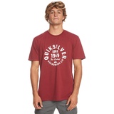 QUIKSILVER Circled Script - T-Shirt für Männer Rot