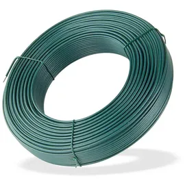 DEMA - Spanndraht Grün 110 M X 3,1 Mm Bindedraht Wickeldraht Maschendraht Zaun Draht