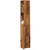 vidaXL Badezimmerschrank Altholz-Optik 25 x 25 x 170 cm Braun Holz