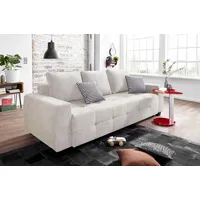Collection AB Schlafsofa Bella, B: 241 cm, Liegefl. 142x194 cm, Bettfunktion, Bettkasten & 2 Zierkissen, Federkern beige