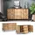 Vicco Kommode Hatto, Eiche, 124 x 69.6 cm,