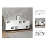 vidaXL Sideboards 3 Stk. Weiß 60x35x70 cm Holzwerkstoff