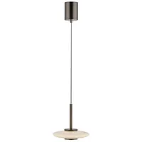 Paul Neuhaus LED Pendelleuchte LED Pendellampe PURE Vitrum Lift, Dimmfunktion, höhenverstellbar, 1xLED-Board/4,90W/2700K, warmweiß, manuell höhenverstellbar per Comfortlift, Glas Ø 22.00 cm x 22.00 cm x 22.00 cm x 200.00 cm