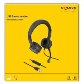 DeLock USB Stereo Headset 27180