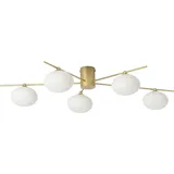 LINDBY Deckenleuchte Valisa, gold, 5-flammig - Gold