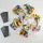 LEGO Serious Play Bausteine 10 Packs + Bauplatten 8x16 10 St. dunkelgrau