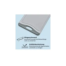 KHG Schneidebrett-Set Kunststoff 2 29,2 x 20,3 cm Blau/Grün