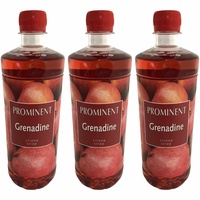 Prominent Grenadine (3 Flaschen a 750ml Getränke-Sirup Apfel, schwarze Johannisb