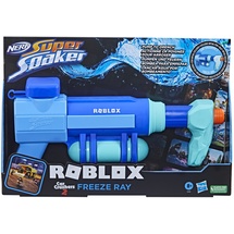 Hasbro Super Soaker Roblox Car Crushers 2: Freeze Ray Water Blaster, inklusive Code zu Redeem Exclusive Virtual Item, Pump Action Soakage F3781,
